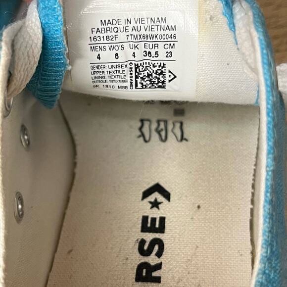 Converse All Star Chuck Taylor Classic Sneakers Blue Unisex Men’s 4 / Women’s 6 - Picture 8 of 8